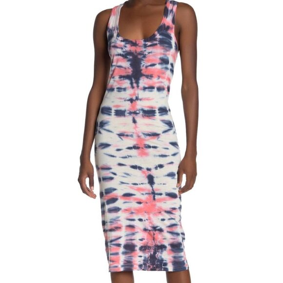 NWOT Young Fabulous and Broke Denny Tie Dye Tank Midi Dress Sz S - Picture 2 of 8